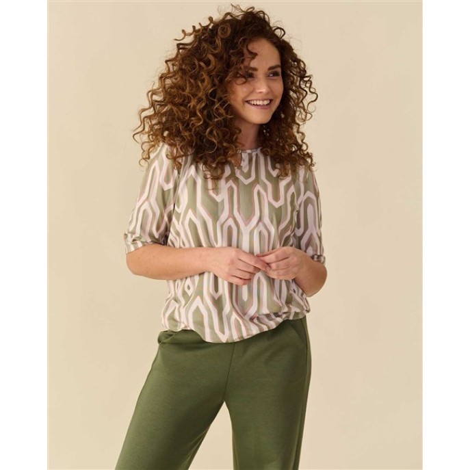 Fos Top Mimi Diamond drop - Army